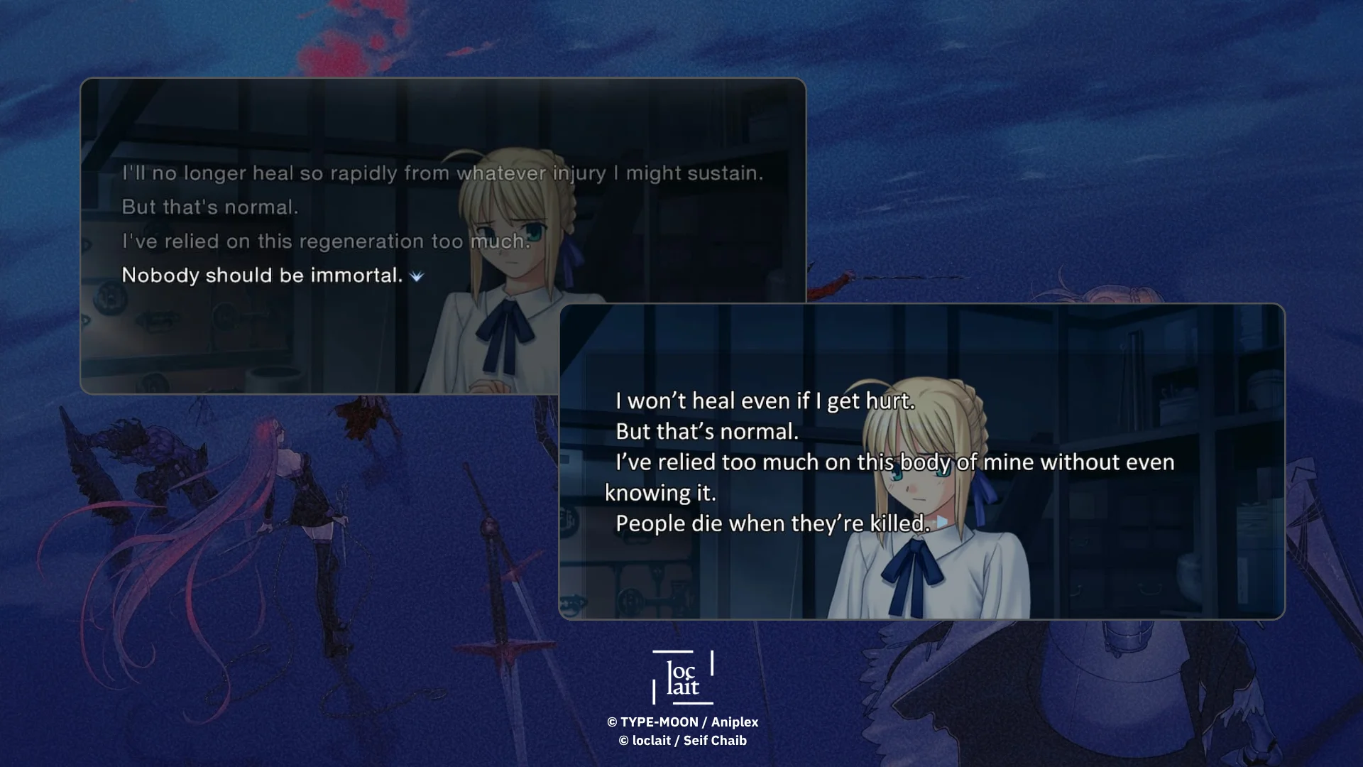 Fate/Stay Night—Fan Translation vs. Official Translation